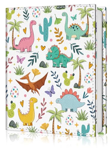 4x6 Dinosaur Photo Album - 56 Pockets PU Leather Memory Book