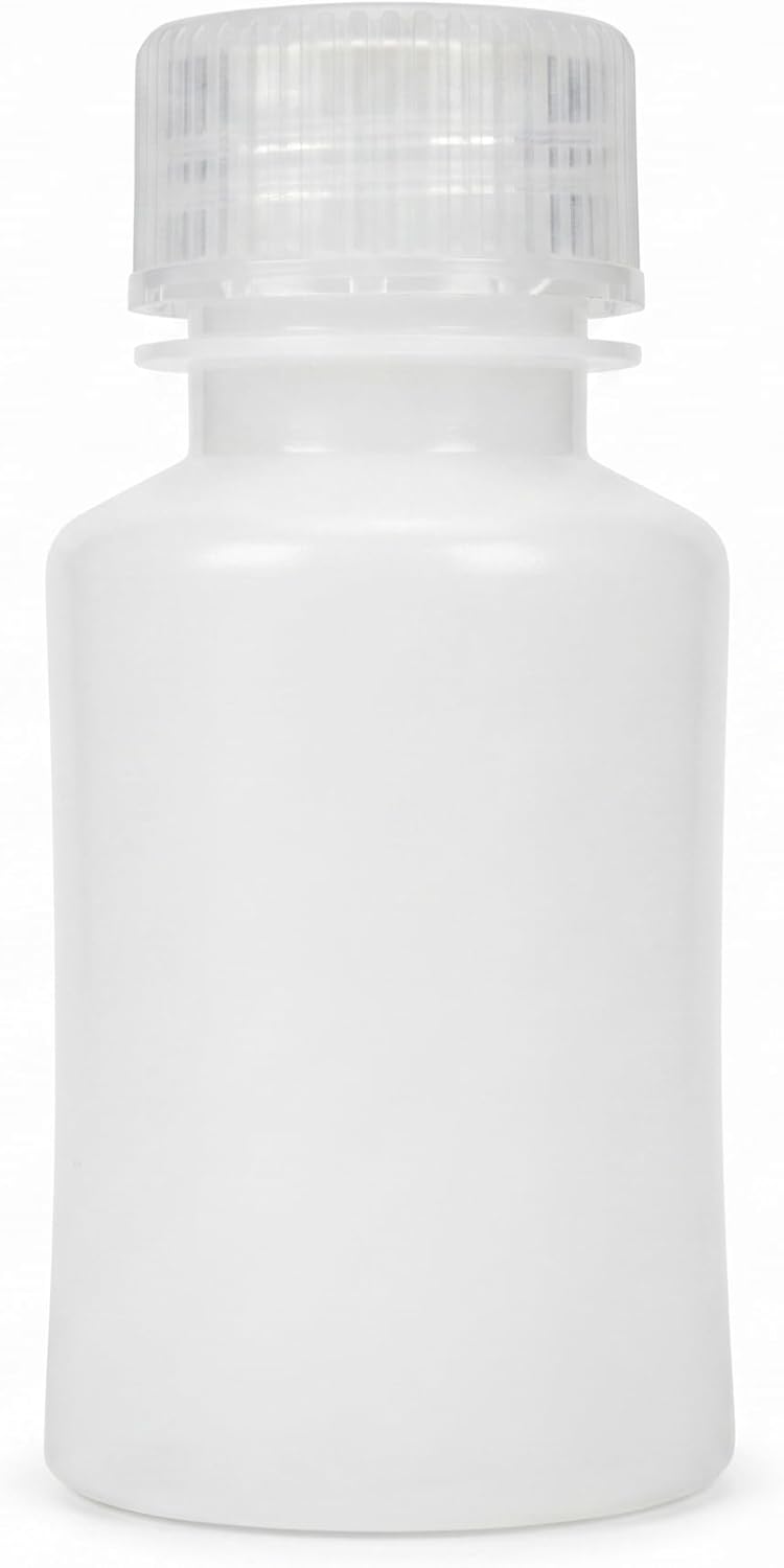Travel Size Toiletry Bottles - 3 Oz Leak Proof Refillable Containers | TSA Approved HDPE, Pack of 6 (90ml Each)
