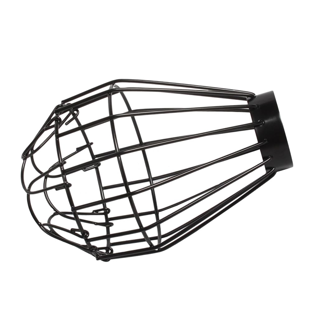 Uonlytech Light Bulb Cover Metal Lamp Bulb Guard Industrial Clamp on Metal Guard Cage Hanging Cover for Pendant Farmhouse Light Vintage s