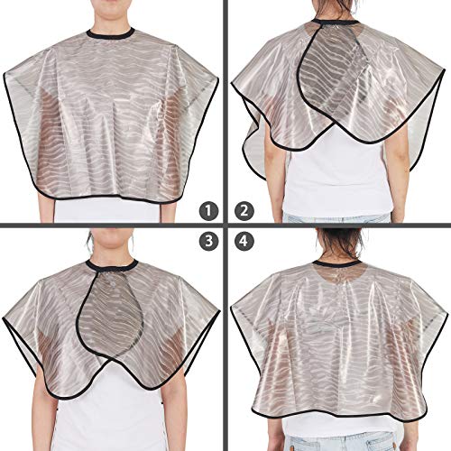 Waterproof Hair Dye Cape for Salon & Home Use - 30x33in