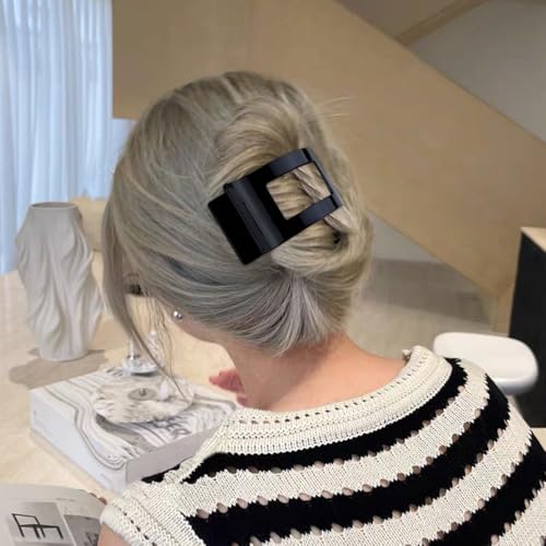 Velscrun Large Flat Hair Clips for All Hair Types - Matte Finish