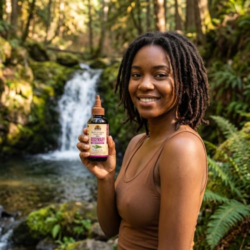 OKAY Black Jamaican Castor Oil with Rosemary - 4 oz Natural Hair & Skin Treatment