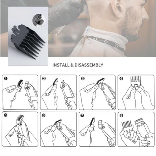 Wahl-Compatible Hair Clipper Guard Combs - 1'' (25mm) Replacement