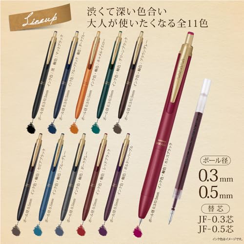 Zebra Sarasa Grand Gel Ink Rollerball Pen - 0.5mm Matte Black