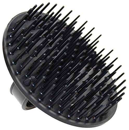 Denman D6 Detangle Hair Brush for Curly Hair - Black Scalp Massager