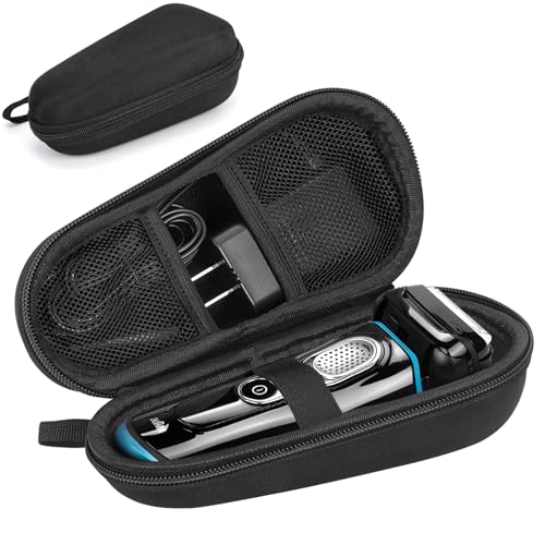 Hard Travel Case for Braun Electric Shavers - Shockproof EVA Shaver Storage