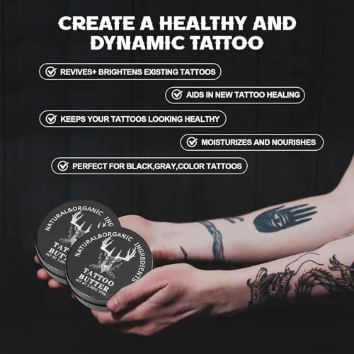 Tattoo Aftercare Balm for Vibrancy & Hydration - Natural, Petroleum-Free, 100ml
