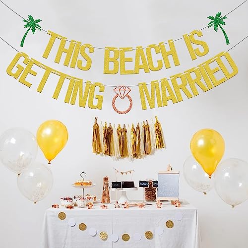 Beach Bachelorette Banner - This Beach Is Getting Married