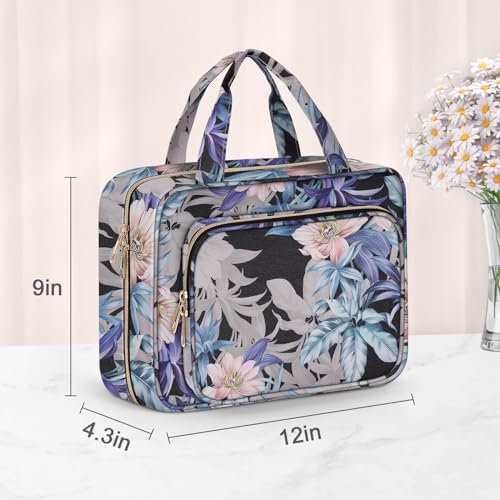 Wedama Large Hanging Toiletry Bag, Waterproof Travel Cosmetic Organizer