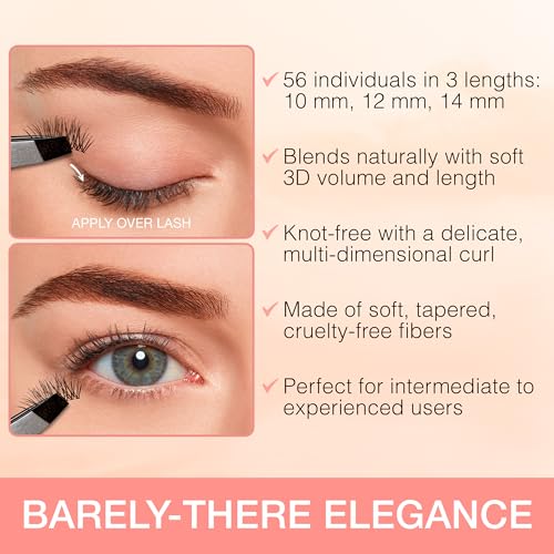 Ardell Naked Lashes Knot-Free DIY Lash Clusters – 56 ct