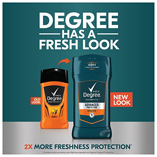 Degree Men Sport Defense Antiperspirant Deodorant Stick 2.7 oz Pack of 2 - Rustic Scent, Long-Lasting Protection