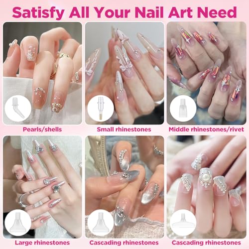 Rhinestone Picker Tool Kit with 8 Tips for Nail Art & Jewelry Crafting