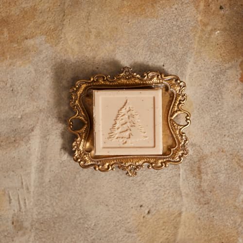Thymes Frasier Fir Exfoliating Bar Soap - Triple-Milled Pine Scented Soap