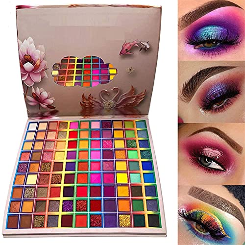 99 Colors Rainbow Eyeshadow Palette - Highly Pigmented Matte & Shimmer