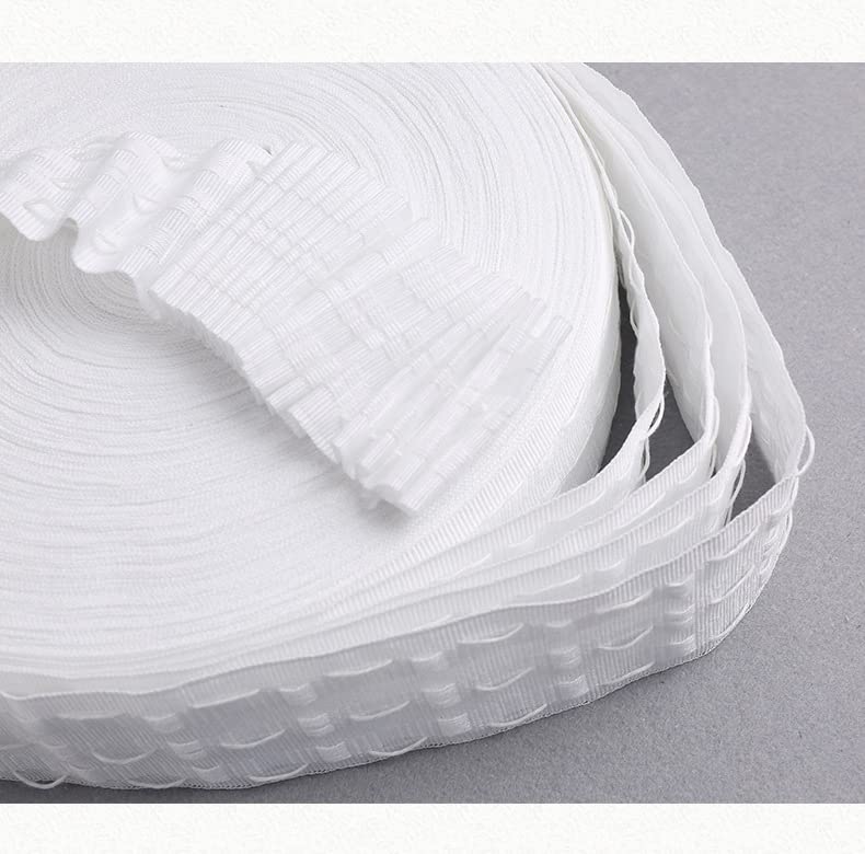 32 Feet Pencil Pleat Drapery Header Tape - Sew On Curtain Tape
