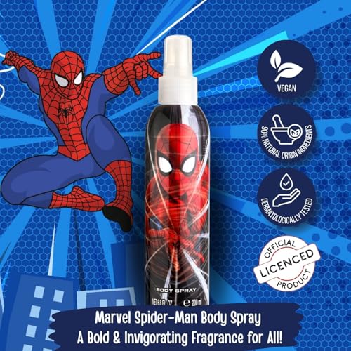Marvel Spider-Man Kids Cologne - Long Lasting Fragrance, 6.8 Fl Oz