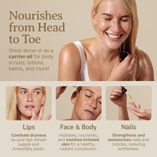 Baobab Oil - 2oz Cold-Pressed Natural Skin Moisturizer & Hydrating Oil