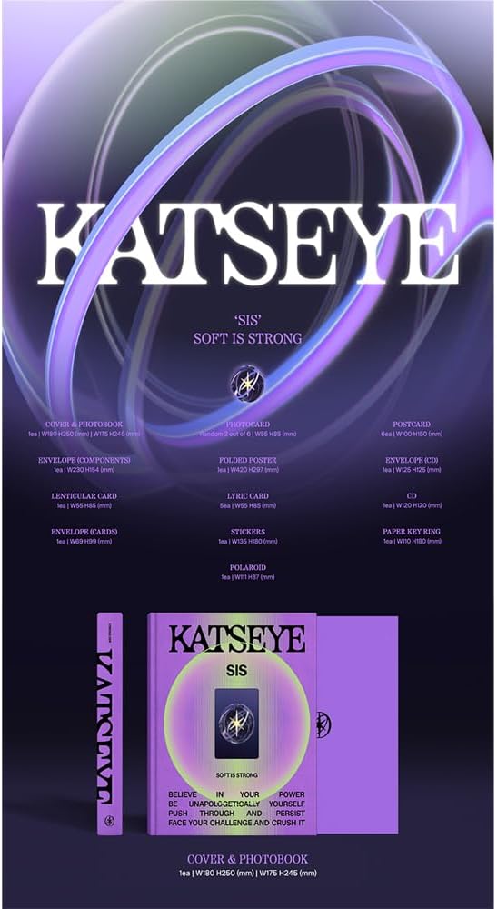 KATSEYE 1st EP Album "SIS SOFT IS STRONG" - Soft Version + 3 Extra Photocards Set