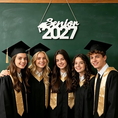 Class of 2027 Graduation Sign | Wooden Photo Prop & Centerpiece
