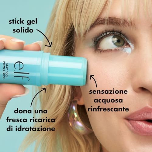 e.l.f. Stay Cool Primer Stick, Hydrating Gel Face Primer (Pack of 2)