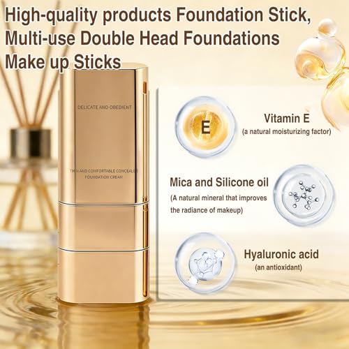 Luminous Dual-Ended Concealer Foundation Stick - #01 Ivory White