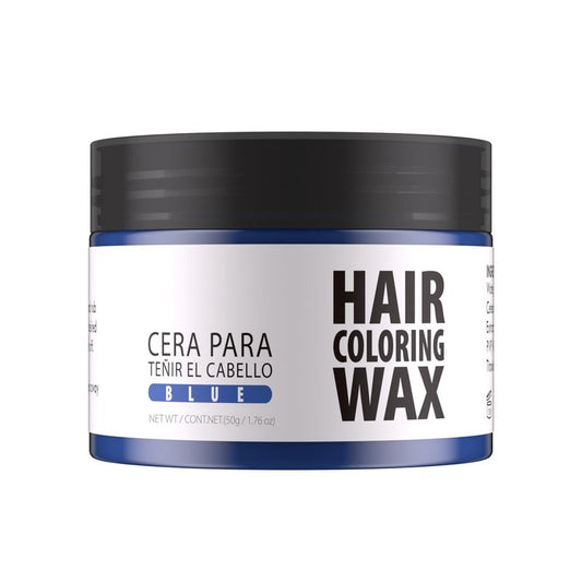 Gowwim Hair Wax Color, 13 Colors Temporary Hair Dye Natural Hair Color Wax, 72h Hold & Non - Greasy Hair Dye for Women & Men for Styling 1.76 Oz Blue