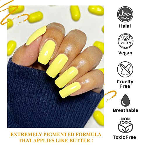 VIVRE Cosmetics Halal Nail Polish - Going Bananas, Vegan & Breathable