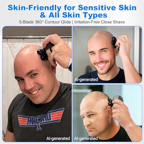3 Pack Replacement Blades for Freebird Head Shaver | 5-Blade Refills