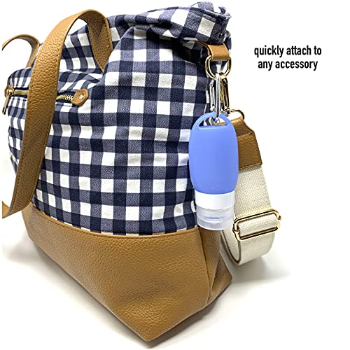 Cruise On Silicone Travel Bottle Set - TSA Approved, Leak-Proof Containers