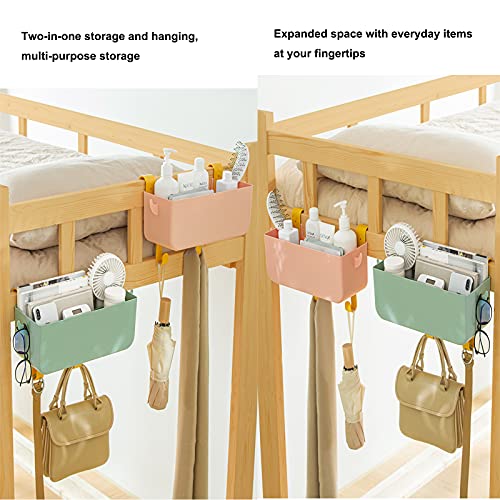 WYZHDQ Bedside Organizer Caddy - Multi-Pocket Hanging Storage for Bunk Beds
