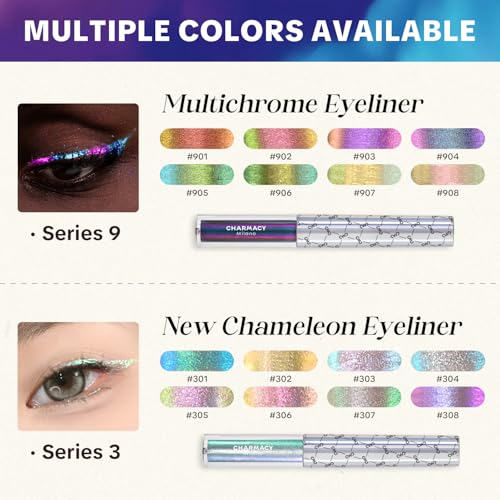 Charmacy Chameleon Liquid Eyeliner - Metallic Multi-Color Shifting Liner