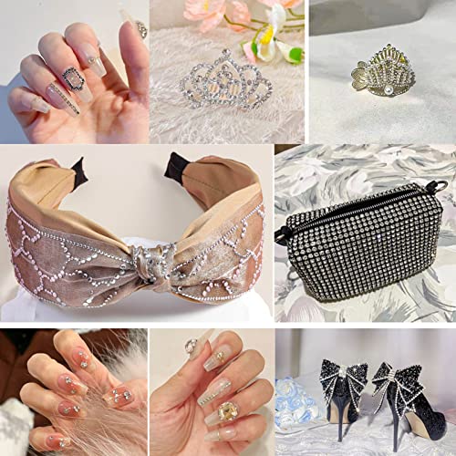 2880pcs Flat Back Crystal Rhinestones SS3 for Nail Art & Crafts