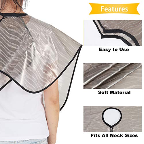 Waterproof Hair Dye Cape for Salon & Home Use - 30x33in