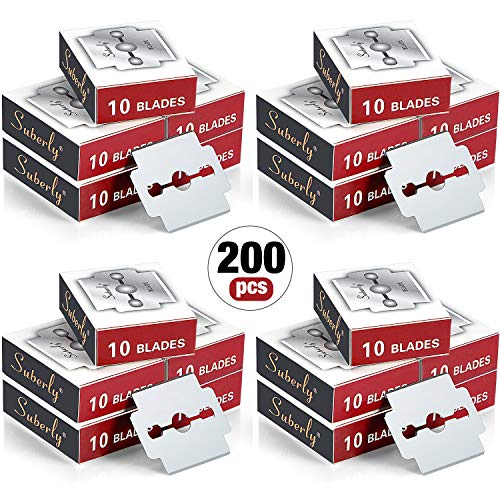 200 Pcs Callus Shaver Replacement Blades Stainless Steel Pedicure Tools