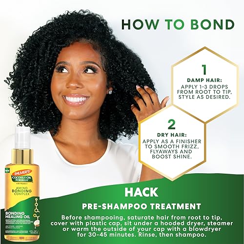 Palmer's Amino Bonding Complex Hair Oil with Coconut Oil & Vitamin E - 4 fl oz