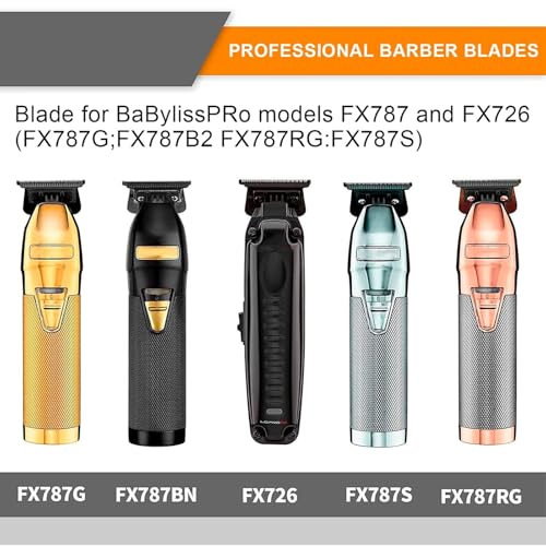 Replacement T-Blade for BaBylissPRO FX787 & FX726 Trimmers, Graphite