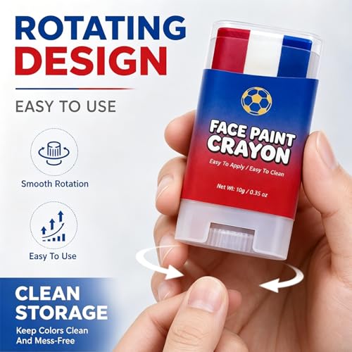 Patriotic Face Paint Stick - Red, White & Blue for 4th of July
