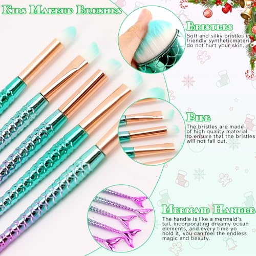 11PCS Cute Makeup Brush Set for Girls - Soft Bristles & Stylish Design