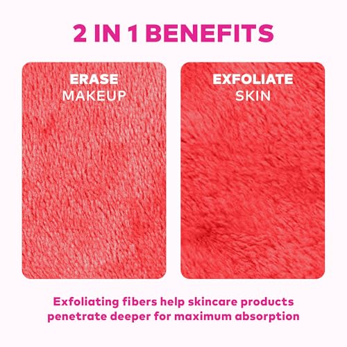 The Original MakeUp Eraser 7-Day Set, Erase All Makeup with Just Water, Including Waterproof Mascara, Eyeliner, Foundation, Lipstick, Sunscreen, and More! Sunset Boulevard, 7ct.