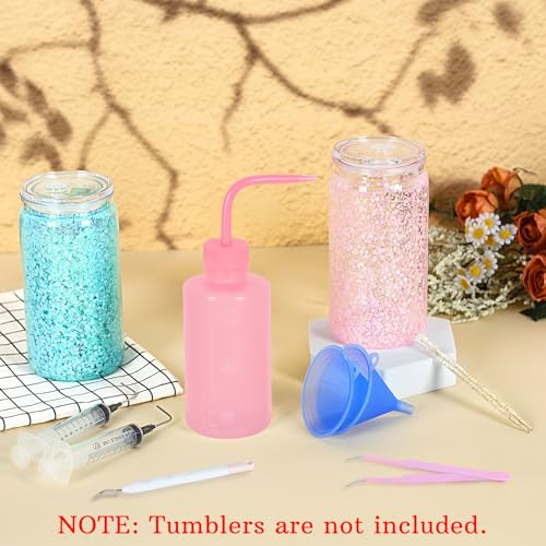 Maucircol 13-Piece Snow Globe Tumbler DIY Kit