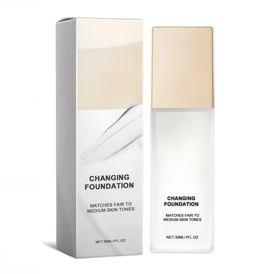 Color Changing Foundation for Mature Skin - Lightweight Liquid Concealer | All Skin Types, 1 Piece