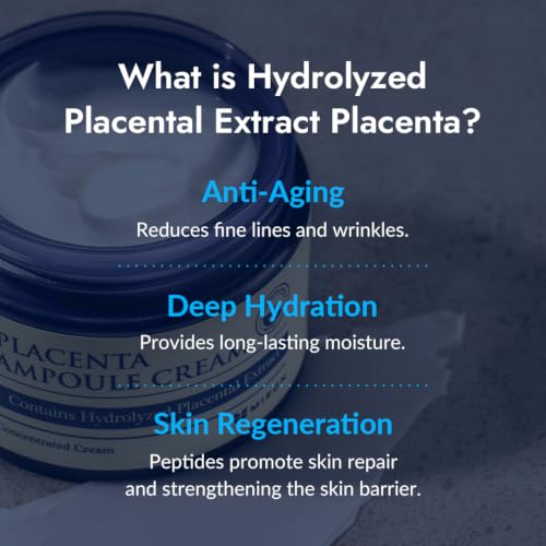 MIZON Placenta Ampoule Cream with Lavender Oil - Anti-Aging Face Cream
