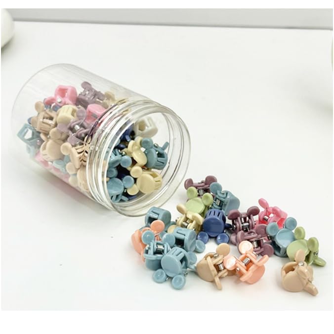 50 Pcs Colorful Mini Claw Hair Clips for Women - Cute Hair Accessories