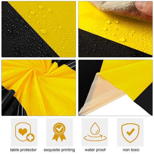 Oudain 3-Pack Waterproof Disposable Tablecloths, 54" x 108"