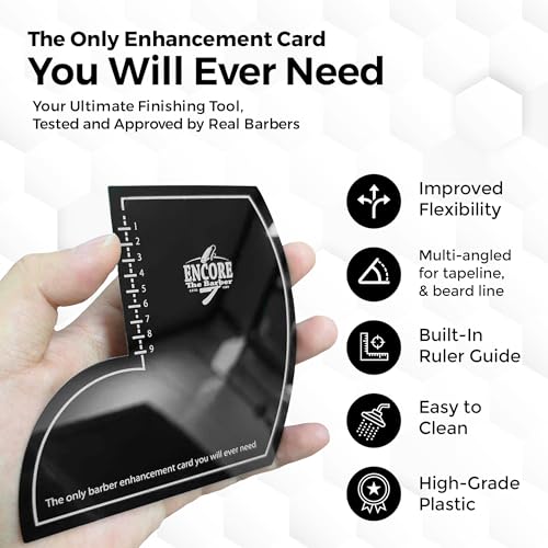 Encore Enhancement Card for Barbers | Precision Hairline Tool