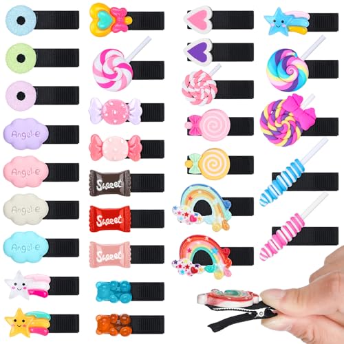 31 Pcs Halloween Candy Hair Clips & Wire Headband Set for Kids