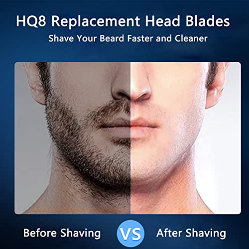 HQ8 Replacement Razor Heads for Philips Electric Shavers, 6-Pack