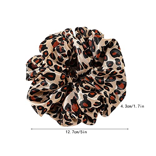 Silk Satin Hair Scrunchies - Premium Elastic Hair Ties Pack for Women
