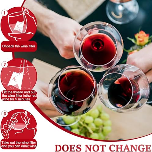 Wine Purifier Filters - 12 Pack for Allergies & Sensitivities