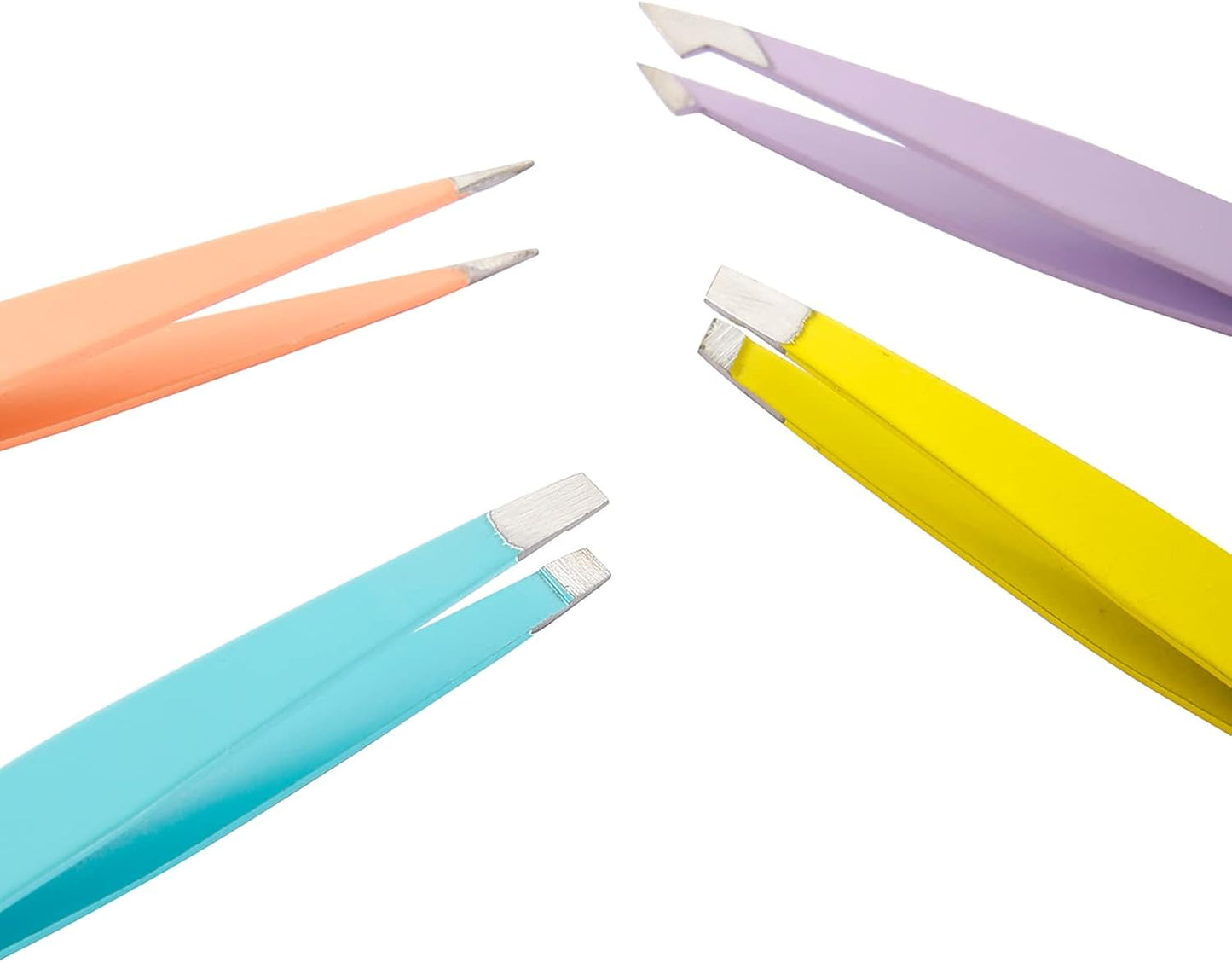 Eyebrow Tweezers Set - Precision Tweezers for Ingrown Hair Removal & Eyelash Extensions | Ideal for Plucking